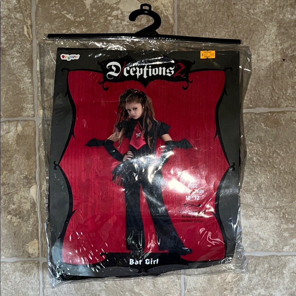 Disguise Bat Girl Costume - Red and Black